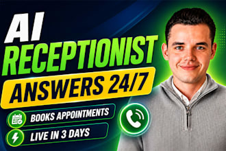 build an ai receptionist that answers calls and books jobs