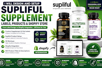do supliful supplement label vial label upload supliful shopify store products