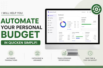 help you automate your personal budget in quicken simplifi