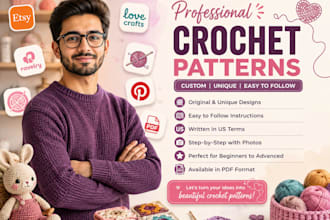 write quality crochet patterns for your etsy shop