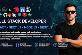 build a react nextjs and nodejs application