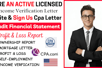 cpa letter financial statement sign cpa, cpa comfort letter income verification