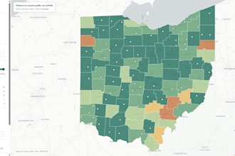 build an interactive web map or dashboard for your site