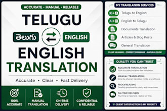 translate telugu to english and english to telugu accurately