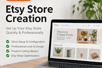 assist etsy account creation etsy seller account etsy listing and etsy seo