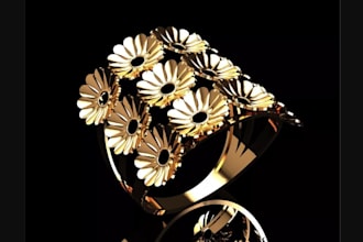 carve 3d statement ring, jewelry cad design,collectible figurine,keychain print