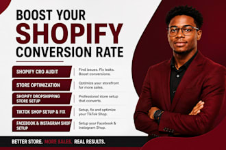 setup fix tiktok shop shopify dropshipping store, setup facebook instagram shop