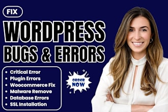 fix wordpress issues, fix wordpress errors, wordpress bug fix wordpress website