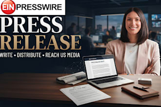 write press release pr distribution through ein presswire for US media outlets