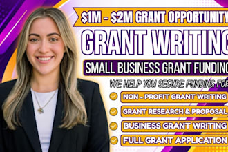 find 1m to 2m grants opportunity for your small business startup