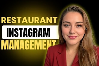 do restaurant food instagram social media manager instagram reels video editing