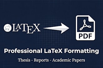 format your technical document or thesis in latex