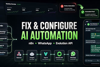 fix meta api whatsapp evolution api ai chatbot vapi manychat api CRM deployment