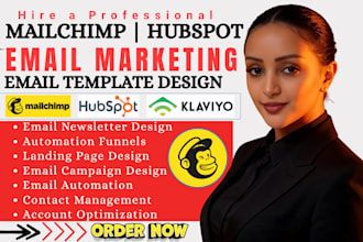 do mailchimp email marketing newsletter campaign hubspot email template design