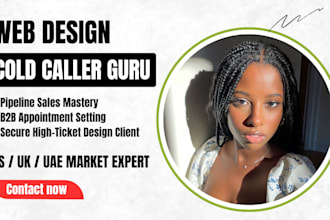 us UK website design cold caller pipeline sales appointment setter sales partner