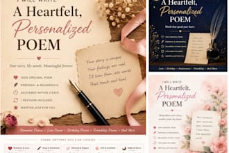 write a heartfelt personalized poem for you