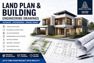 design professional land and building plans