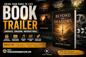 create a promotional video trailer tailored to your book