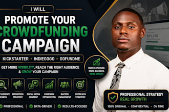 promote your kickstarter indiegogo gofundme crowdfunding campaign