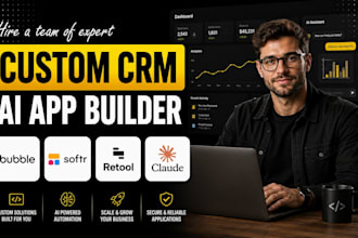 develop custom crm with ai app builder