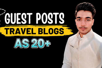 build travel backlink,travel posting on high as travel sites and travel blog