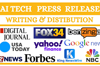do product launch press release ai tech innovation press release pr distribution