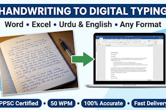 convert handwritten notes to word and excel accurately