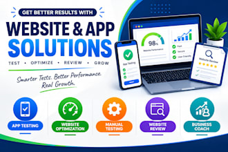 do website optimization app testing and business