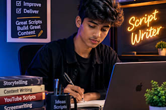 write engaging and high retention youtube scripts