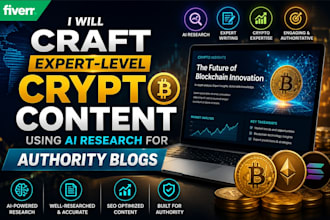 craft expert level crypto content using ai research