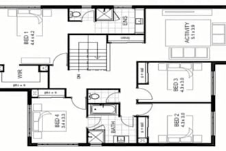erstelle prazise 2d grundrisse in autocad nach skizze oder PDF