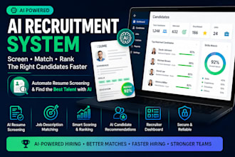 build an ai recruitment system for resume screening and candidate matching