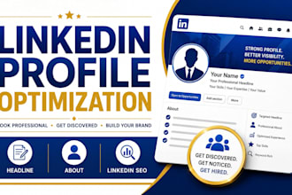 do linkedin optimization,  profile branding seo,  branding, visibility for jobs