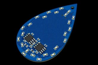 do rgb led pcb, led driver, ws2812, led controller pcb design, led matrix pcb