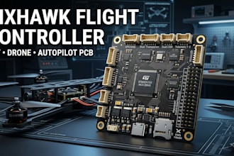 design pixhawk flight controller pcb, drone autopilot and uav electronics