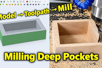 generate cnc g code for wood product or fabrication and teach you how it made