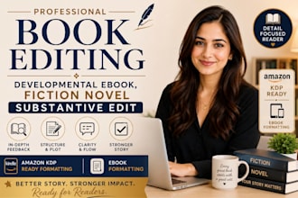 do book editing, developmental ebook, fiction novel substantive edit