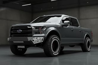 do 3d car model, automotive car, rc car, bumper, vehicle design for printing