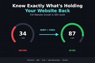 audit your website and provide a full growth and SEO report