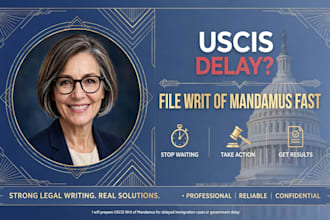 draft writ of mandamus for uscis delay and pending immigration cases fast