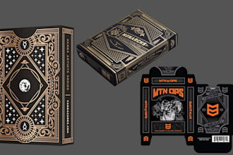 design custom print ready box packaging box dieline tuck box design 3d mockup