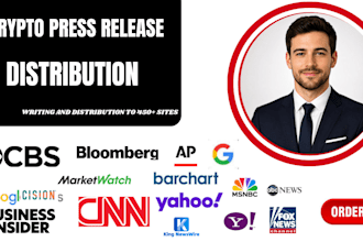 do press release writing and distribution crypto press release writing PR