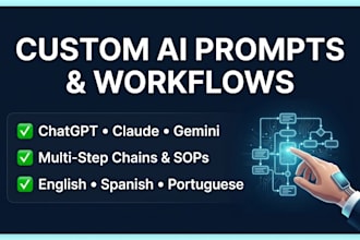 create custom ai prompts and workflows