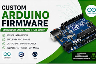 develop custom arduino firmware for your embedded and iot project