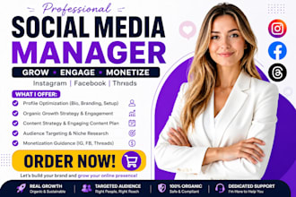 manage your instagram and threads marketing for organic audience growth