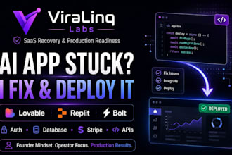 fix and deploy your lovable replit or bolt app