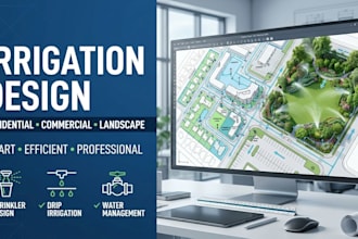 design irrigation system for residential commercial and landscape projects