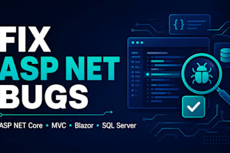 fix asp net core mvc blazor and sql server bugs