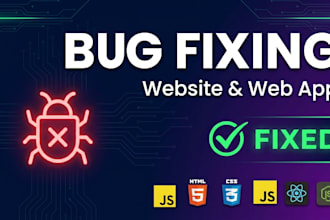 fix website bugs and errors in your web application