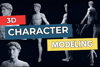 do 3d character modeling, texturing, rigging, and animation